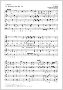 Sanctus KV 115 