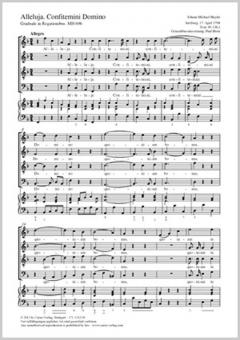 Alleluja. Confitemini Domino MH 696 