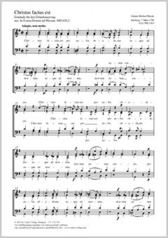 Christus factus est MH 628, 2 
