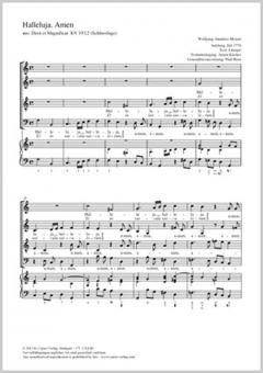 Halleluja. Amen KV 193, 2 