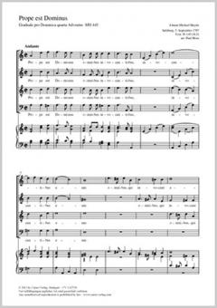 Prope est Dominus MH 445 