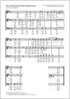 Wie schön leuchtet der Morgenstern Standard