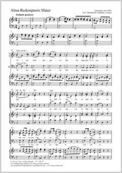 Alma redemptoris mater Standard