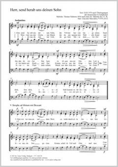 Herr, send herab uns deinen Sohn Standard