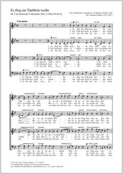 Es flog ein Täublein weiße B-Dur WoO 34 