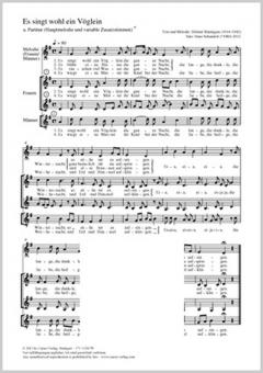 Es singt wohl ein Vöglein Standard