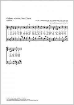 Gelobet seist du, Jesu Christ BWV 64, 2 Standard
