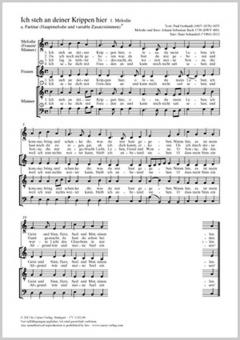 Ich steh an deiner Krippen hier Standard