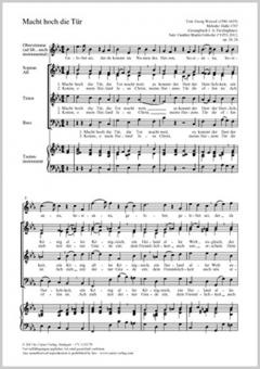 Macht hoch die Tür Standard