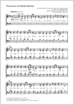 Nun komm, der Heiden Heiland Standard