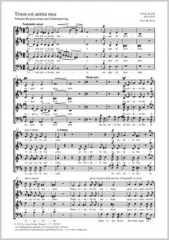 Tristis est anima mea Standard