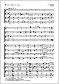 Tristis est anima mea Standard