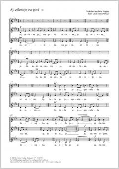 Aj, zèlena je vsa gorá Standard