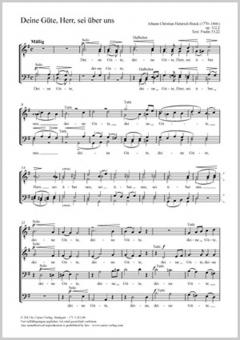 Deine Güte, Herr, sei über uns G-Dur op. 112, 2 Standard