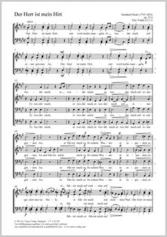 Der Herr ist mein Hirt A-Dur 23, 4 Standard