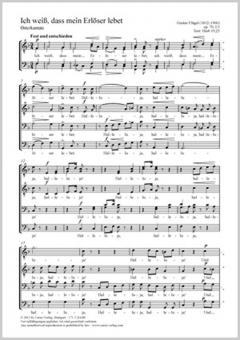 Ich weiß, dass mein Erlöser lebet 70, I.5 Standard