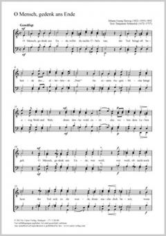 O Mensch, gedenk ans Ende Standard