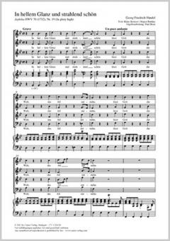 In hellem Glanz und strahlend schön 