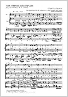 Herr, wir trau'n auf deine Güte Standard