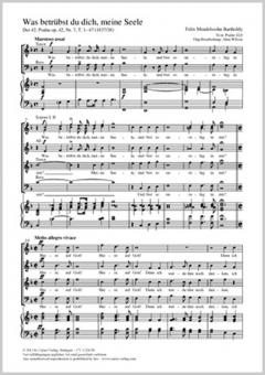Was betrübst du dich, meine Seele MWV 42 Standard