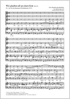 Wir glauben all an einen Gott A 12 Standard