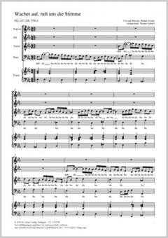 Wachet auf, ruft uns die Stimme II Standard