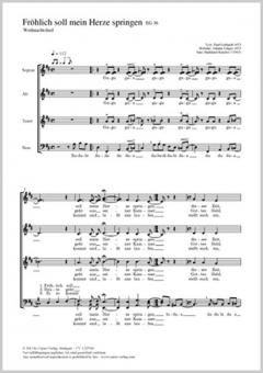Fröhlich soll mein Herze springen Standard