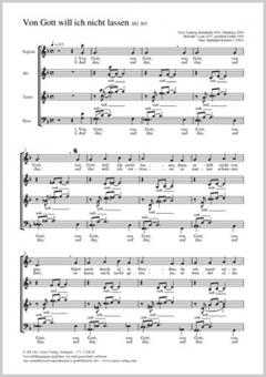 Von Gott will ich nicht lassen dorisch Standard
