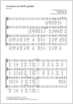 Es kommt ein Schiff, geladen Standard