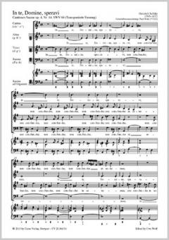 In te, Domine, speravi G-Dur SWV 66 