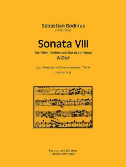 Sonata VIII für Flöte, Violine und Basso continuo A-Dur 
