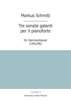 Tre sonate galanti per il pianoforte 