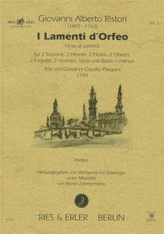I Lamenti d'Orfeo - Festa di camera 