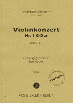 Violinkonzert Nr. 1 G-Dur KWV 13 