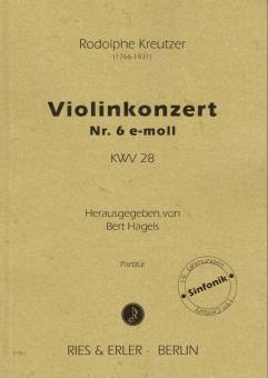 Violinkonzert Nr. 6 e-Moll KWV 28 