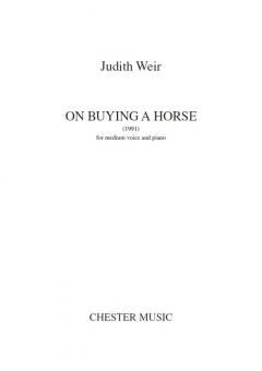 On Buying A Horse 