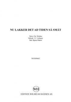 Nu Lakker Det Ad Tiden Sa Smat 