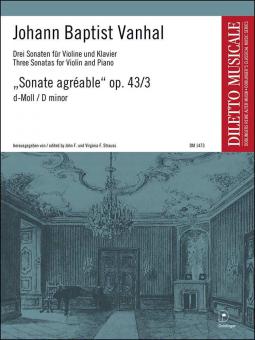Sonate agreable d-Moll op. 43/3 op. 43/3 