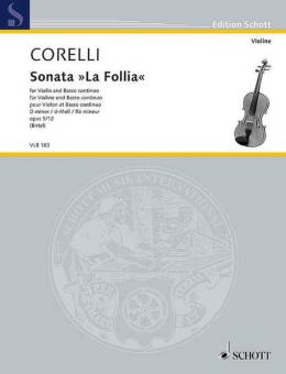 Sonata La Follia d-Moll op. 5/12 Standard