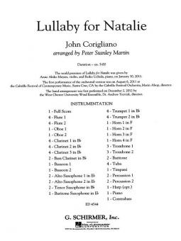 Lullaby For Natalie Standard