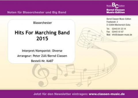 Hits for Marching Band 2015 