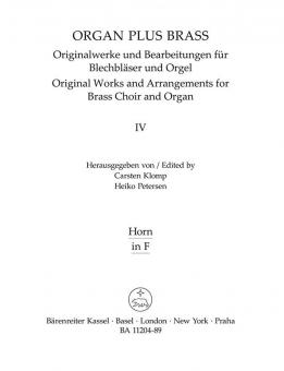 Organ Plus Brass 4: Cathedral Sounds 