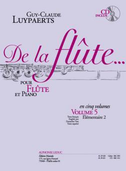 De la Flûte Vol. 5 (Flute & Piano) 