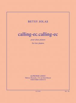 Jolas: Calling-ec.calling-ec pour 2 pianos 