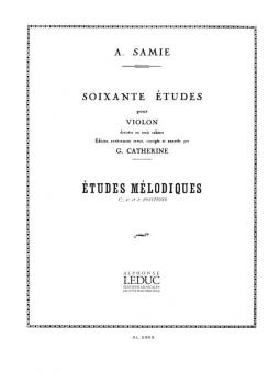 60 Etudes Vol. 3: Etudes mélodiques Op. 33 