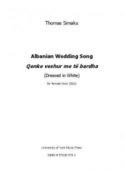 Albanian Wedding Song - Qenke Veshur Me Të Bardha 