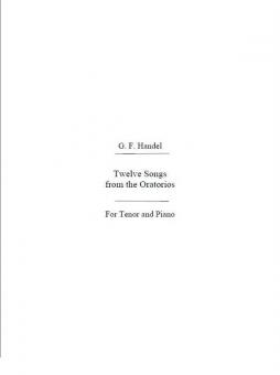 Twelve Songs from The Oratorios 