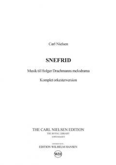 Snefrid - Incidental Music for Orchestra 