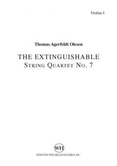 String Quartet No. 7 'The Extinguishable' 