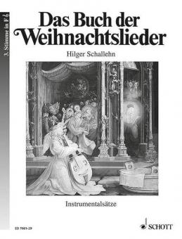 Das Buch der Weihnachtslieder: 3. Stimme in F (Violinschlüssel) 